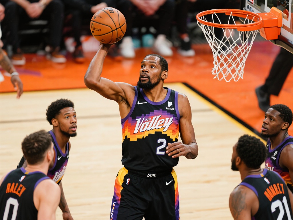 波尔津吉斯爆发30+8力压杜兰特 凯尔特人擒太阳 然而,太阳队在本场比赛中则显得孤军奋战迹